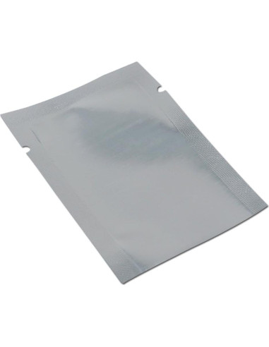 Bolsa de Mylar Aluminio Plateado 6x9cm 200 Piezas Sello Térmico