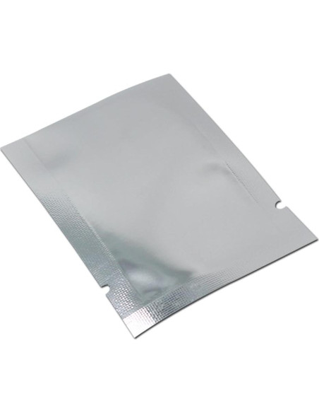 Bolsa de Mylar Aluminio Plateado 6x9cm 200 Piezas Sello Térmico Bolsa de Mylar Aluminio Plateado 6x9cm 200 Piezas Sello Térmico