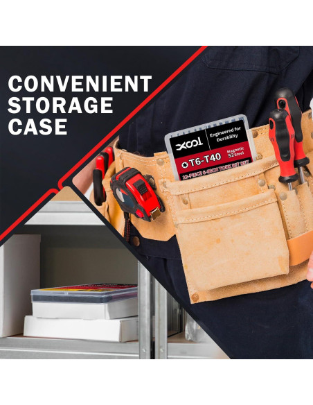 Juego de Puntas Torx 13 Piezas XOOL 150mm Acero S2 Magnético