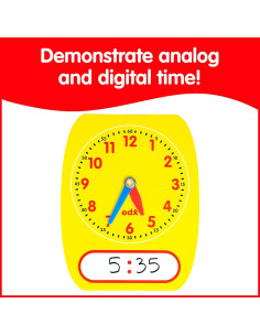 Juego de 5 Relojes Analógicos Educativos Learning Advantage 2