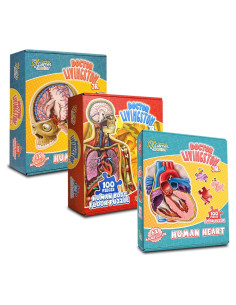 Rompecabezas de Anatomía Humana para Niños Genius Games - 100 Piezas