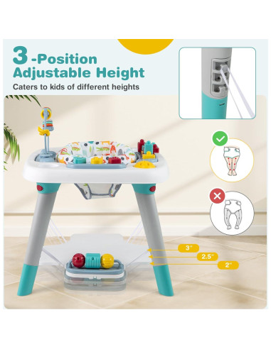 Centro de Actividad 6 en 1 BABY JOY para Bebés 6-36 Meses