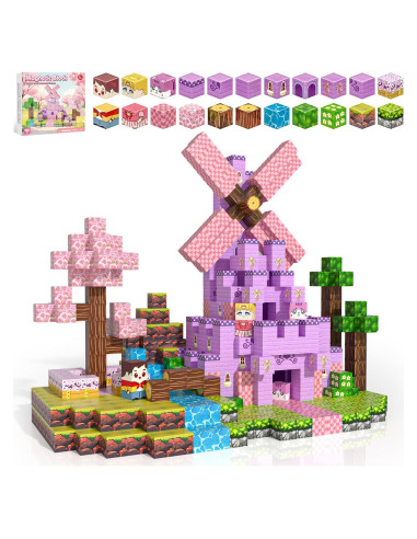 100 Bloques Magnéticos Kryzomat para Construcción Infantil