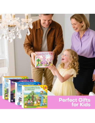 100 Bloques Magnéticos Kryzomat para Construcción Infantil