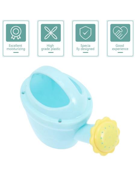 Regaderas para Niños STOBOK 2 Pcs Plástico Azul 20x14.5 cm