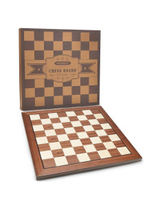 Tablero de Ajedrez de Madera AMEROUS 38.1x38.1 cm Profesional