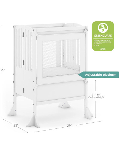 Taburete de Cocina Plegable GuíaCraft Doble Blanco 36 cm Taburete de Cocina Plegable GuíaCraft Doble Blanco 36 cm