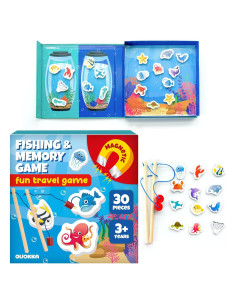 Juego Magnético de Pesca QUOKKA para Niños 3-5 Años