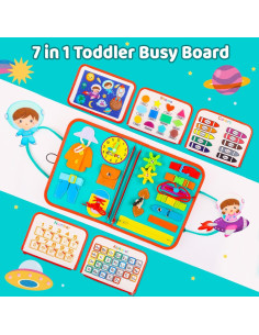 Tablero Ocupado Montessori Yohelly Verde 3 Páginas 1-6 Años 2