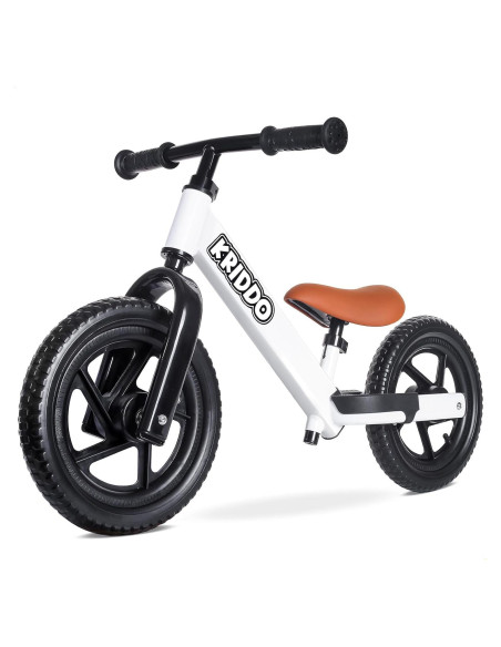 Bicicleta de Equilibrio KRIDDO Blanca para Niños 2-5 Años