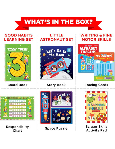 Juego Educativo para Niños de 3 Años Learn-a-bee - Libros y Actividades Juego Educativo para Niños de 3 Años Learn-a-bee - Libros y Actividades