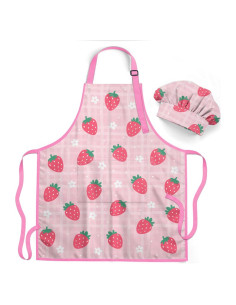 Conjunto de Delantal y Gorro de Chef Sandjest para Niños