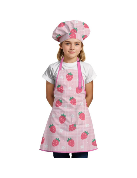 Conjunto de Delantal y Gorro de Chef Sandjest para Niños