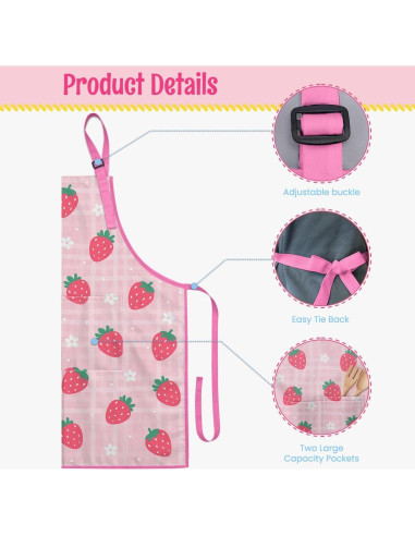 Conjunto de Delantal y Gorro de Chef Sandjest para Niños