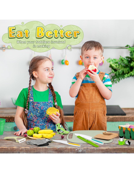 Juego de Cuchillos Montessori para Niños HAIMST - 30 Piezas