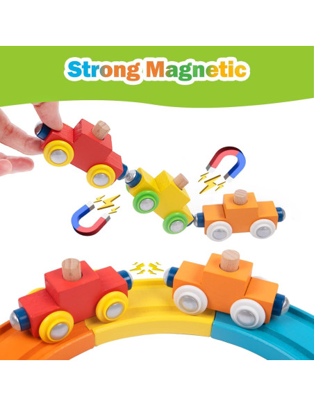 Juego de Tren de Madera GIRAVO con Animales - 36 meses a 6 años Juego de Tren de Madera GIRAVO con Animales - 36 meses a 6 años