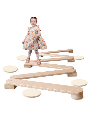 Viga de Equilibrio de Madera Avrsol para Niños 75cm