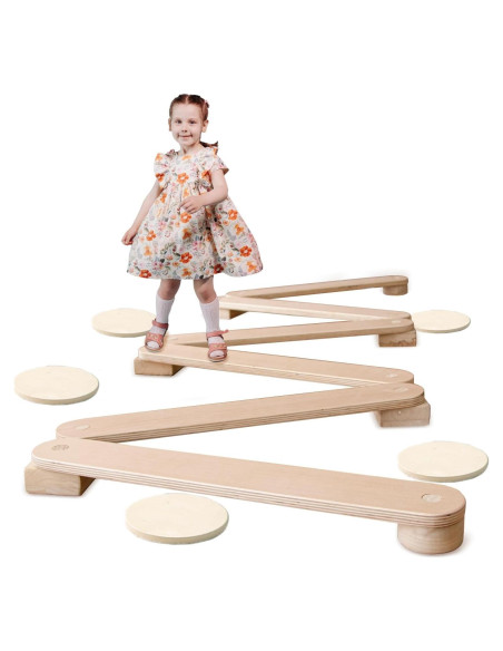 Viga de Equilibrio de Madera Avrsol para Niños 75cm