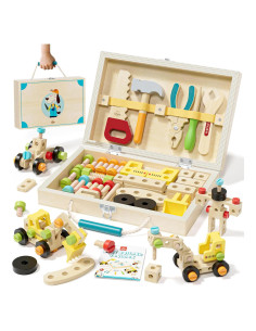 Juego de Herramientas de Madera Lehoo Castle para Niños 3-5 Años