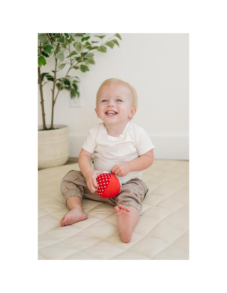 Pelota Suave de Peluche Genius Baby 10.16 cm Negro Blanco Rojo Pelota Suave de Peluche Genius Baby 10.16 cm Negro Blanco Rojo