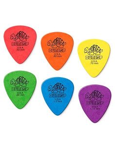 Picos de Guitarra Dunlop Tortex 12 Piezas Mezcla de Grosores