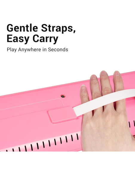 Melódica MOSEN 32 Teclas Rosa con Bolsa y Tubo de Respiración
