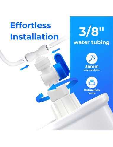 Tanque de Presión de Agua Mini Waterdrop WD-XT 10.4x10.4x18.5cm