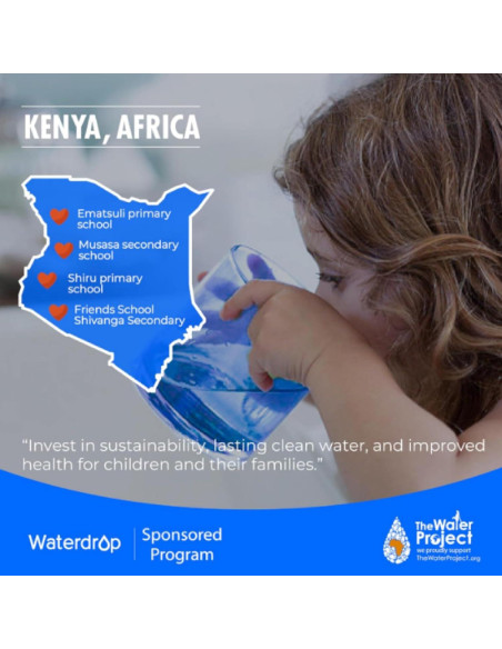 Tanque de Presión de Agua Mini Waterdrop WD-XT 10.4x10.4x18.5cm