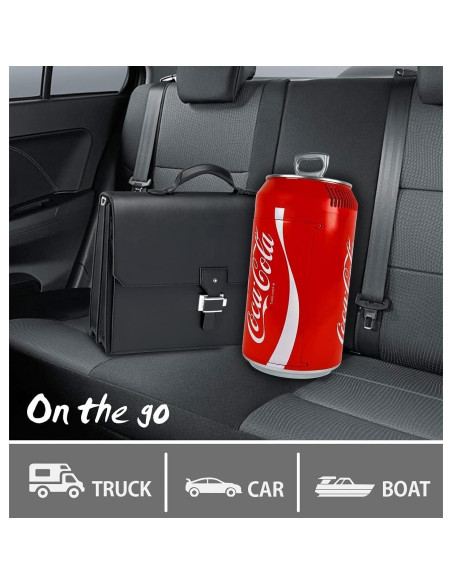 Refrigerador Mini Koolatron Coca Cola 10L 12 latas portátil