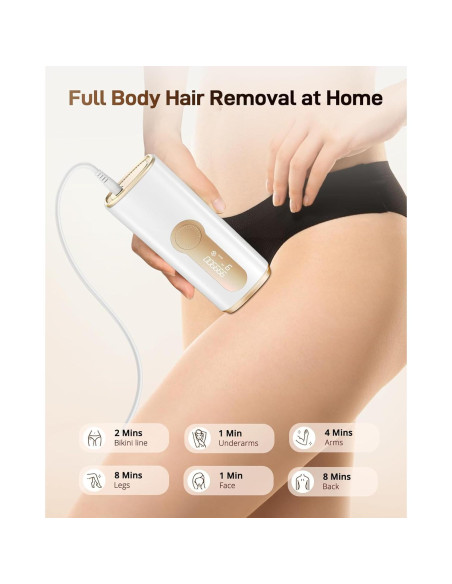 Depiladora láser IPL AMOTAOS PB2 con enfriamiento y rápida