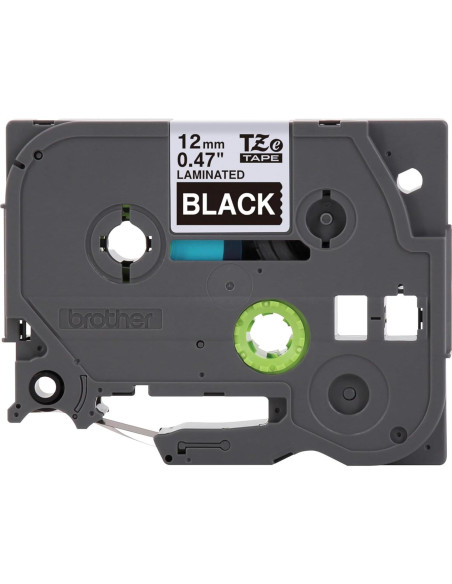 Cinta de Etiqueta Brother P-Touch TZe335 Blanca sobre Negra 12mm