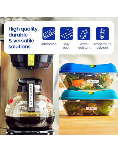 Cinta de Etiqueta Brother P-Touch TZe335 Blanca sobre Negra 12mm