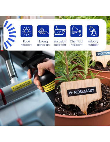 Cinta de Etiqueta Brother P-Touch TZe335 Blanca sobre Negra 12mm