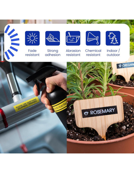 Cinta de Etiqueta Brother P-Touch TZe335 Blanca sobre Negra 12mm