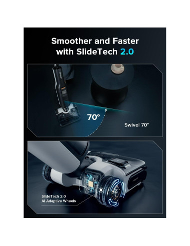 Aspiradora Húmeda y Seca Roborock F25 ACE Inalámbrica 20000Pa