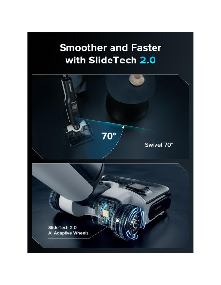 Aspiradora Húmeda y Seca Roborock F25 ACE Inalámbrica 20000Pa