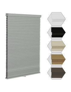 Cortinas Celulares Blackout MYshade 149.86x182.88 cm Gris