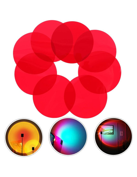 10 Filtros de Gel Colorido para Flash Fotográfico SOLUSTRE 66mm