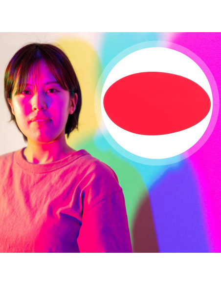 10 Filtros de Gel Colorido para Flash Fotográfico SOLUSTRE 66mm