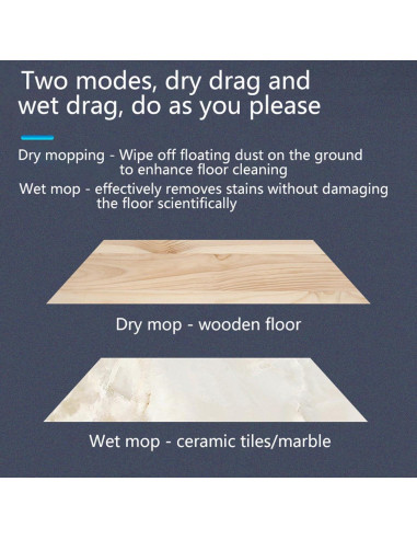 Robot de Limpieza Inteligente Genérico Mopa USB Negro 1.03 kg