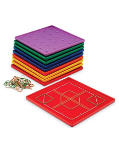 Set de 10 Geoboards Learning Resources 18.4 cm para Niños 5+