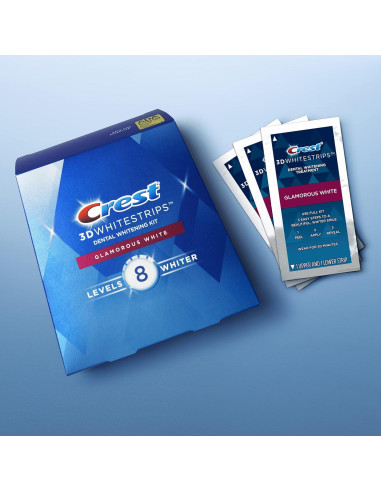 Crest 3D White Luxe Kit Blanqueamiento Dental 28 Tiras