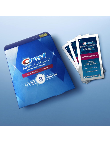 Crest 3D White Luxe Kit Blanqueamiento Dental 28 Tiras