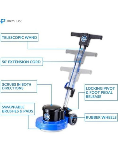 Prolux Core Pulidor y Limpiador de Suelos 33 cm 150 RPM