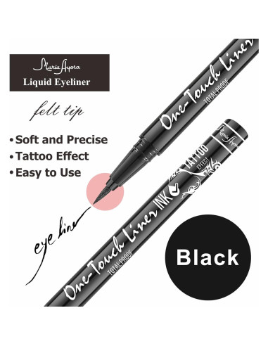 Paquete Triple de Eyeliner Líquido Hipoalergénico MARIA AYORA - Negro Clásico
