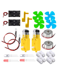 Kit de Experimentos STEM Delinx para Niños 8+ Años - Generador Mini Eólico