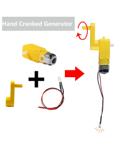 Kit de Experimentos STEM Delinx para Niños 8+ Años - Generador Mini Eólico 2