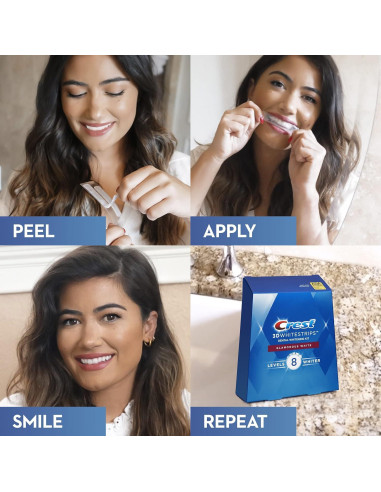 Crest 3D White Luxe Kit Blanqueamiento Dental 28 Tiras