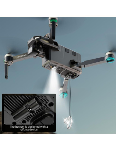 Dron KF104 MAX2 TeeGGi con Cámara 4K y Gimbal 3 Ejes