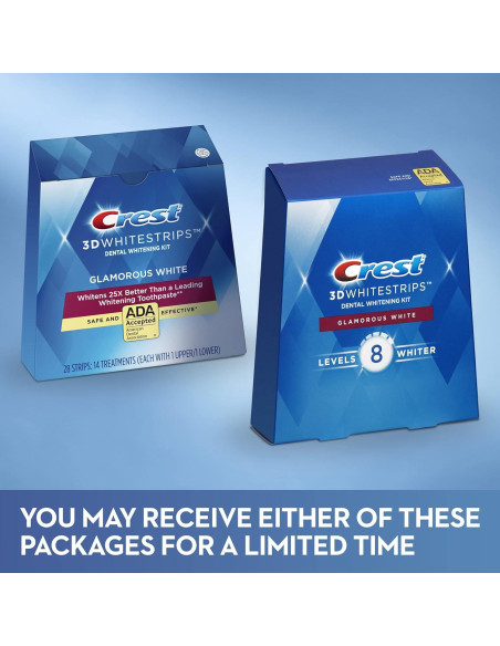 Crest 3D White Luxe Kit Blanqueamiento Dental 28 Tiras